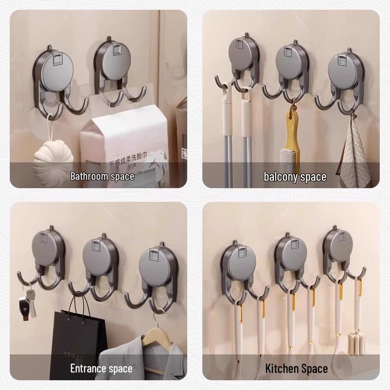 Neukundenrabatt: Starker Klebe-Vakuum-Saugknapf-Haken, Bohrfrei, Belastbar für Badezimmer und Tür