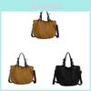 Vintage Japanese Canvas Tote Bag With Multiple Pockets For Daily Use And Commuting