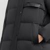 XueZhongFei Women's Mid-Length Hooded Goose Down Jacket
