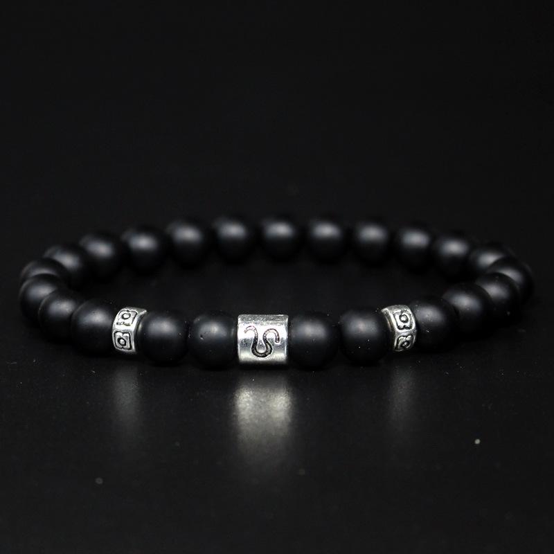 Unisex Twelve Constellation Beaded Bracelet - European & American Style
