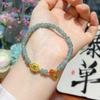 New Jade Bead Bracelet: Peace Blessing Ruyi Design for Women