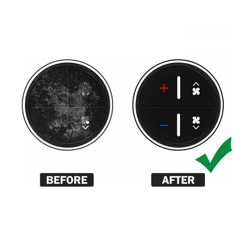 Button Repair Kit AC Dash Switch Sticker For Chevrolet Silverado 2007-2013