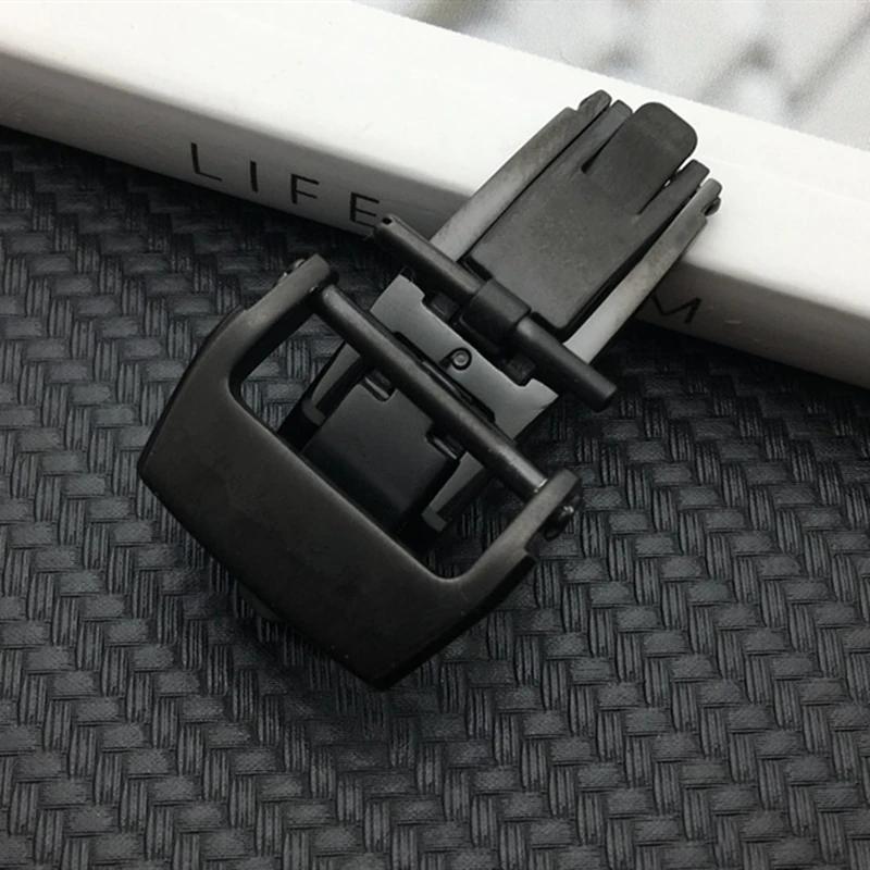 18mm 20mm 22mm RM Clasp Buckle For Apple Watch Gramin Galaxy Watch 3 4 5 Pro For HUWAWEI GT2 3 Pro Rubber Strap Butterfly Buckle