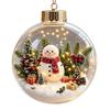 Acrylic Christmas Pendant Acrylic Holiday Hanging Decoration Led Hanging Bauble Delicate Christmas Ball Ornament For Entryway