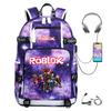 Hot Selling Game-Themed Outdoor Travel Bag Large Capacity with USB Hiking Backpack