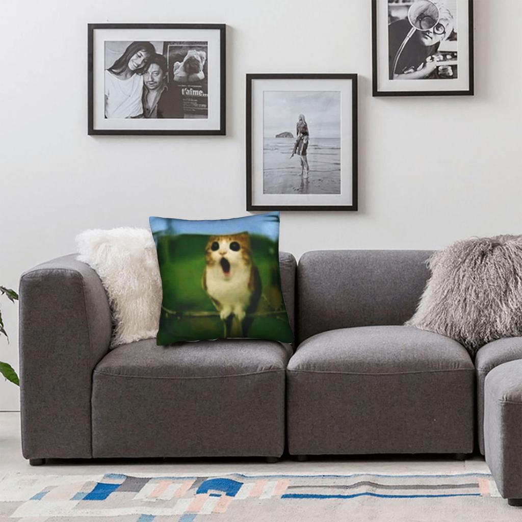 Cat Owl Funny Meowl Cat Meme Pillowcases Morden Pillow Case For Sofa Bedroom Home Decor Custom Pillow Cover