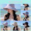 Summer Sun Protection Hat With Wide Brim For Women Outdoor Casual Uv Shield