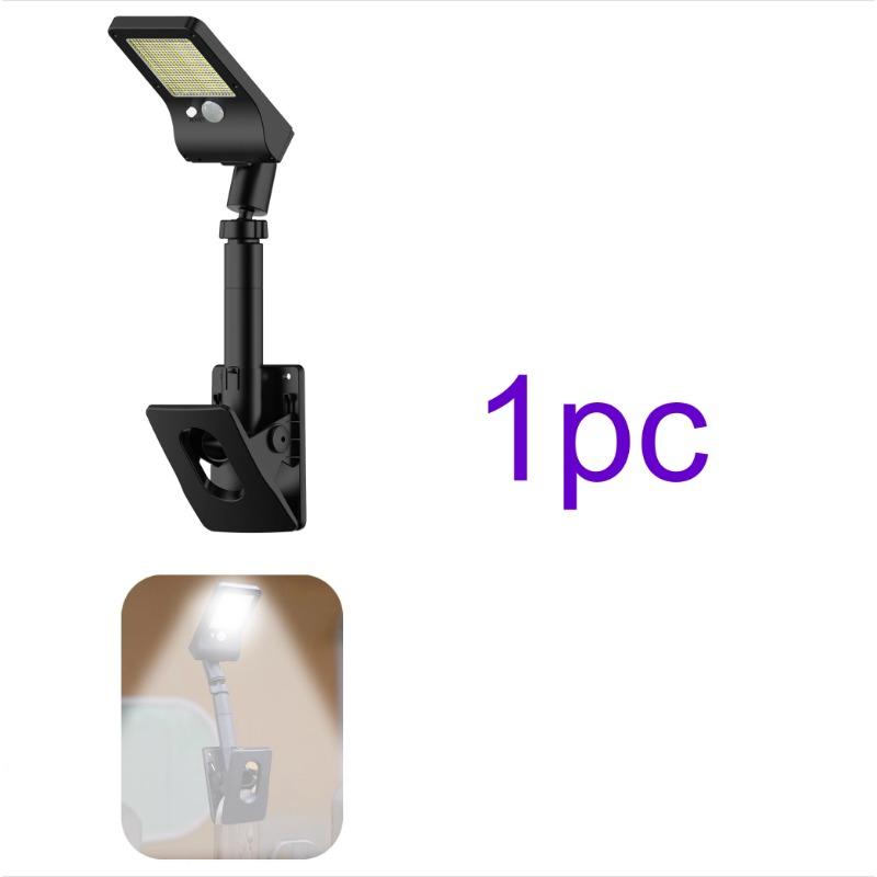 92 LED Solar Motion Sensor Wall Light, IP65 Waterproof Clip-On Solar Lamp for Garden Driveway Camping Outdoor Security