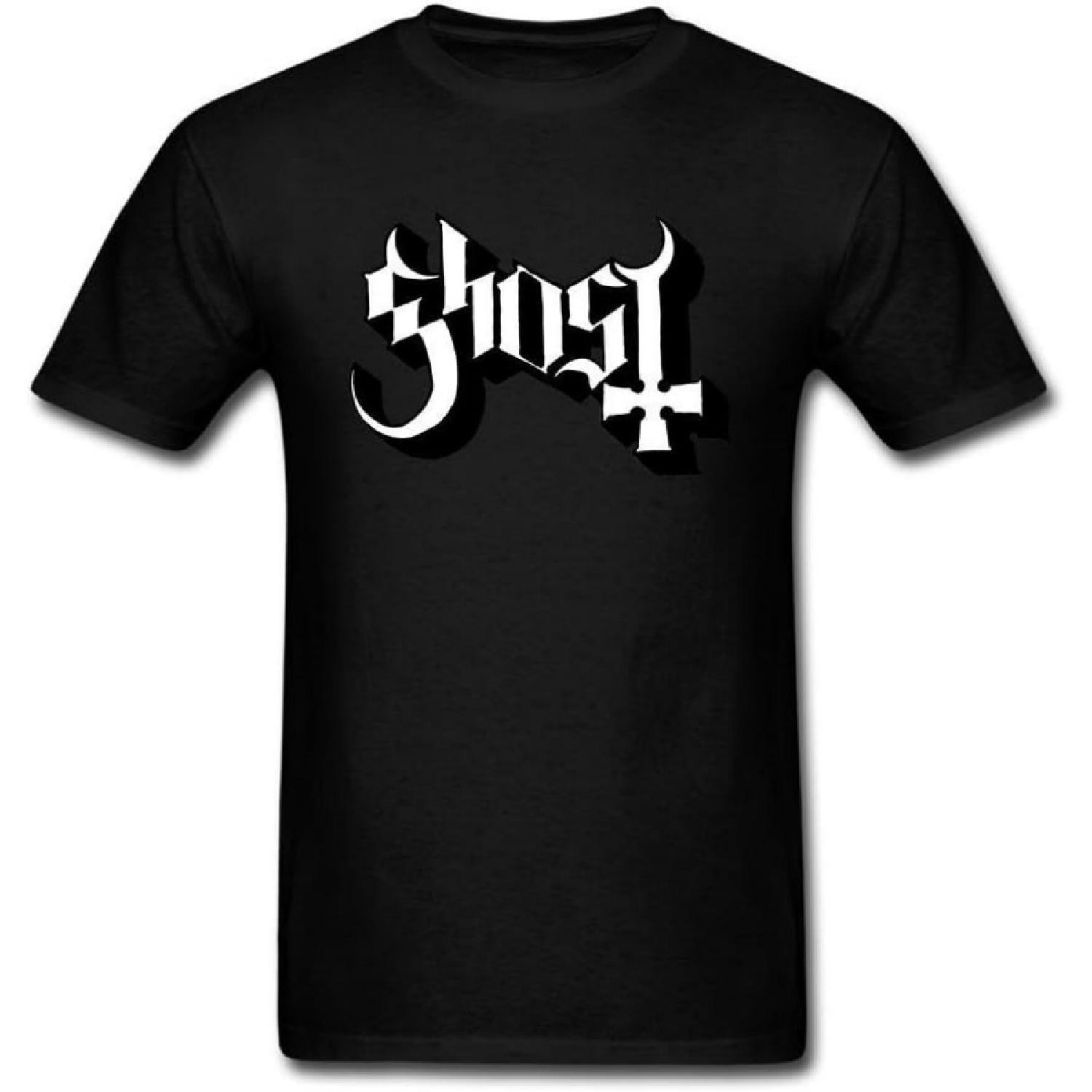 Мужская футболка SDAKGF с логотипом группы Ghost S S