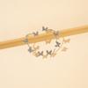 Chic Left Ear Butterfly Ear Cuff For Women Gold Alloy Plating Accessory Fashion