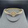 Luxury Diamond Four-Leaf Clover Bracelet - Elegant Valentine's Day Gift