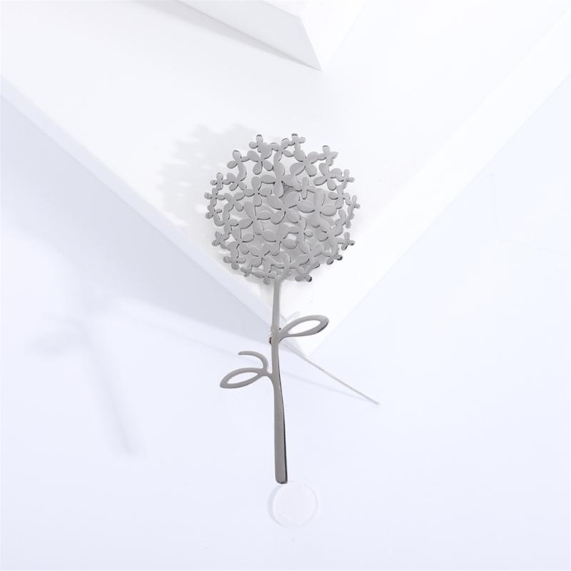 Fashionable Sophisticated Dandelions Lapel Pin with Dripping Oil Designs Contrast Accessory for Party Supplies Costumes