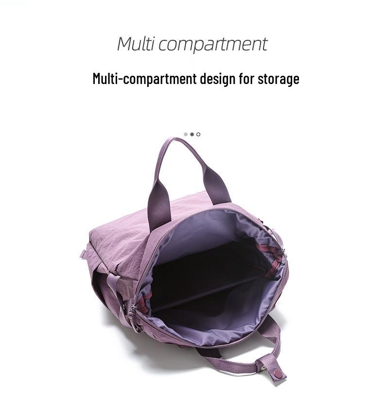Unisex Lässiger Outdoor-Rucksack: Großes Fassungsvermögen, Wasserabweisend, Strukturierte Unifarbe, Ideal für Reisen, Sport und den täglichen Weg zur Arbeit.