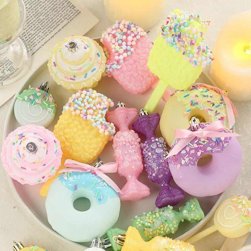 New European Marca Candy Christmas Ball Decorations Xmas Tree Pendants Holiday Party Props New Christmas Decorations
