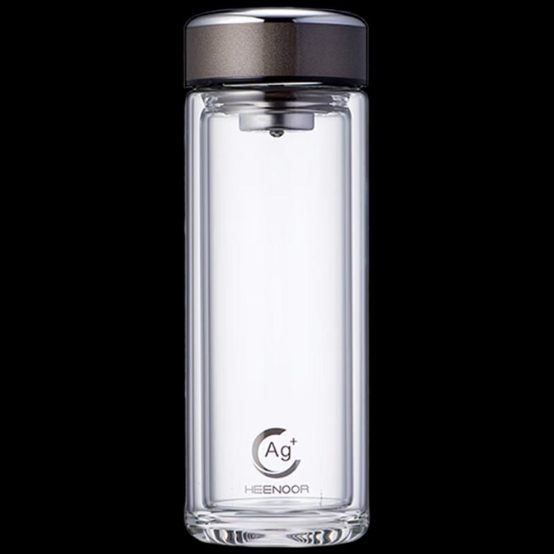 Xinuo Antibacterial Double-Layer Borosilicate Glass Mug