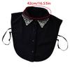 Detachable Lapel Collar False Elaborate Girls Collar Accessory Jeweled Collar Graceful Art Decorative False Shawl