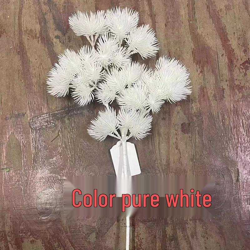 Ramură Artificială de Pin cu Frunze de Arțar și Accente de Chiparos