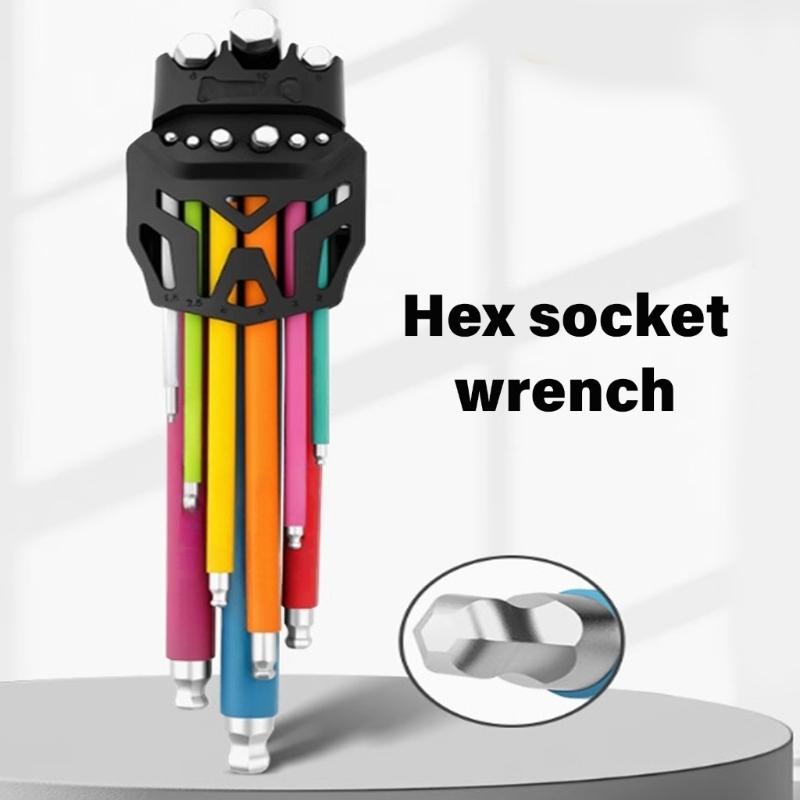 Professional Hex Key Set Wrench Set Inch Wrench L Wrench Key Size Key For Machinery Automotive Repair