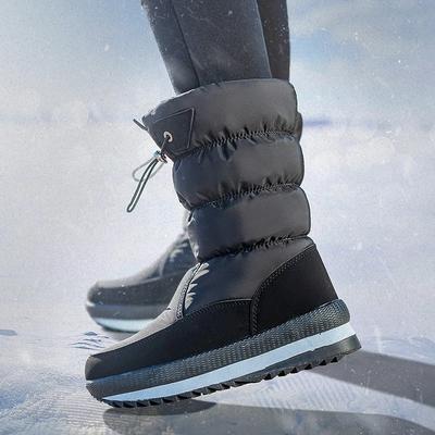 Fashion Boots Woman Snow New Shoes Women Platform Woman Shoes Fashion Waterproof Mid High Boots Platform Botas Mujer Winter Girls Boots
