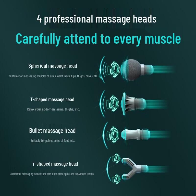 HEZHENG Percussion Massage Gun CN plug (adapter included)