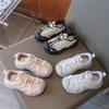 Leather girls sports shoes spring and autumn new children's soft-soled casual shoes girls fashion outdoor running shoes