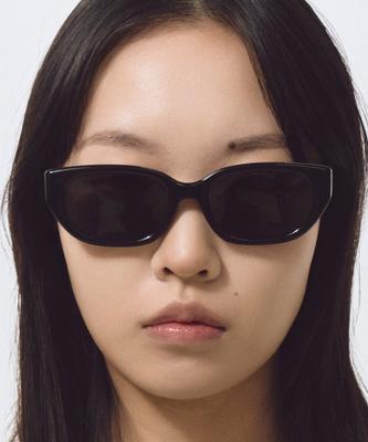 Hangeul [X Standard] Classic Sunglasses Black