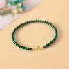 Ultra-fine 3mm malachite bracelet, fashionable and individual