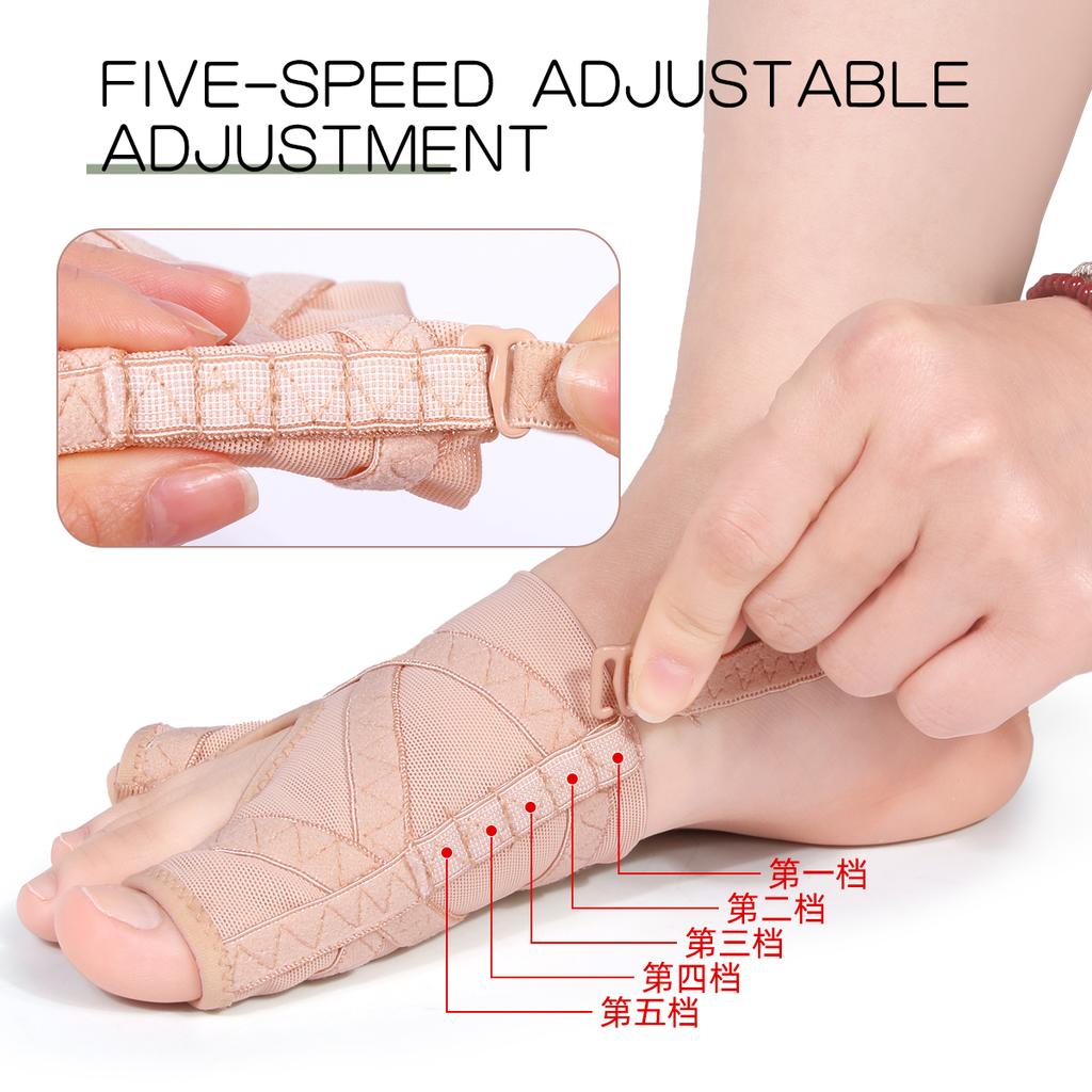 1 Pair Bunion Corrector, Comfortable Breathable Toe Sleeve, Toe Straightener for Hallux Valgus Alignment