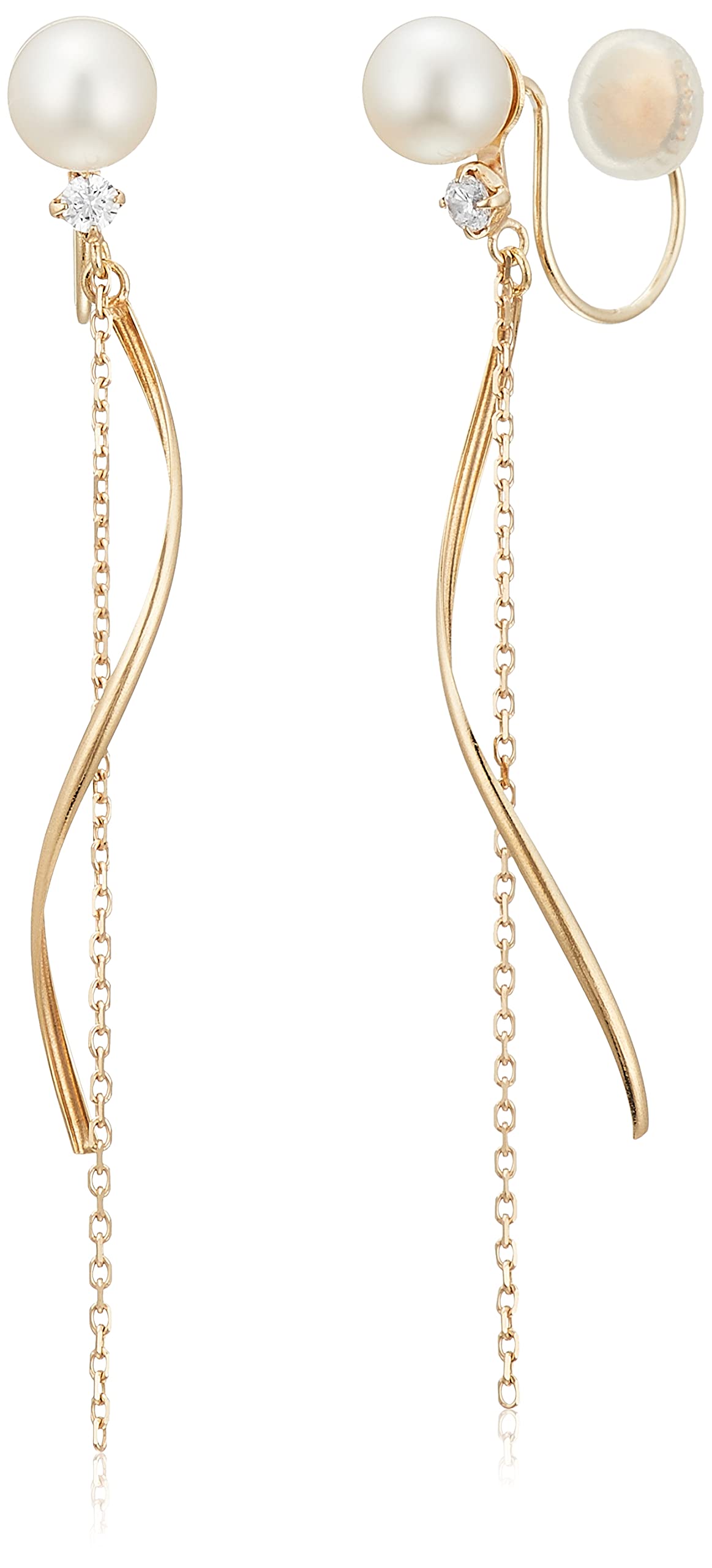 

Yondo K10 Yellow Gold Earrings 151936153010 [Canal Sea] Canal4℃