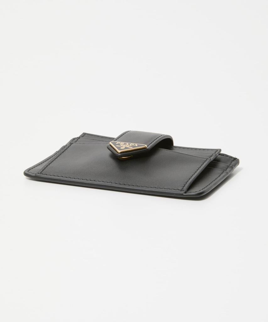 Prada SAFFIANO Card Case, Women's, 1MC038, 2CNP, NERO [Parallel Import]