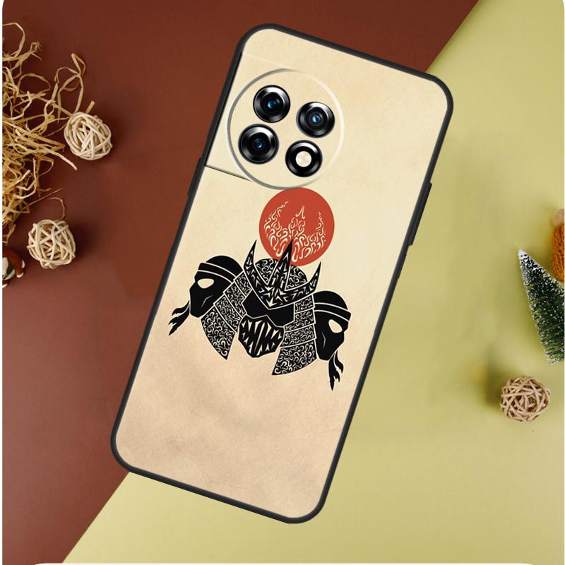 Japanese Samurai Ninja For OnePlus 13 13R 12 12R 11 9 10 Pro 8T 9RT 10T 10R N20 N30 Nord CE 2 3 4 Lite Phone Case
