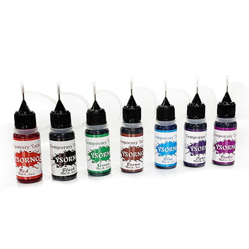 Multi-Colors Tattoo Ink Body Art Pigment Professional Beauty Paints Makeup Tattoo Supplies Semi-Permanent Liquid Tattoo Paste