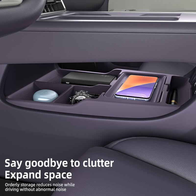 For LEAPMOTOR B01 2025 2026 Storage Box Center Armrest Hidden Box Cup Holder Organizer Interior Accessories