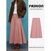 Za2025 Spring New Women's Clothing Versatile Lattice Vichy Plaid Midi Skirt Skirt Long Skirt 3152417 061