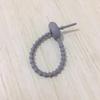 Tadpole-Shaped Silicone Cable Ties and Keychain Lanyard