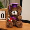 Graduation Bear Plush Toy with Doctor's Hat - Commemorative Teddy Gift