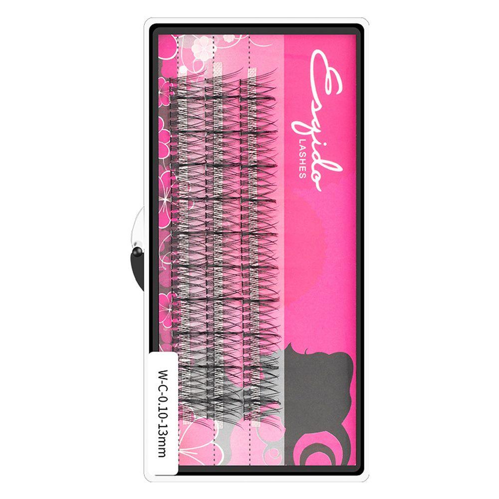 Segmented Eyelashes Bundles Fishtail False Eyelashes Lashes Extension Individual Cluster Eyelashes
