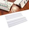 2 Sets Folding Double Mahjong Rack Set with Exposure Area 2 Player Mahjong Tile Racks for Tiles Up To 1.5 Inches