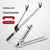 Stainless Steel Two-in-One Fishing Rod Holder & Ground Stake Stand