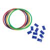 18.9in Sensory Training Hoops Kids Exercise 10pcs Hoop Rings 10pcs Connectors Sensory Training Equipment for Home