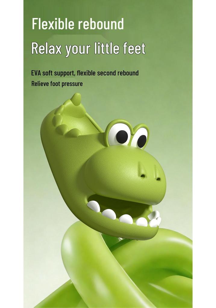 Cute Dinosaur Sandals for Women - Summer Non-Slip EVA Cartoon Design