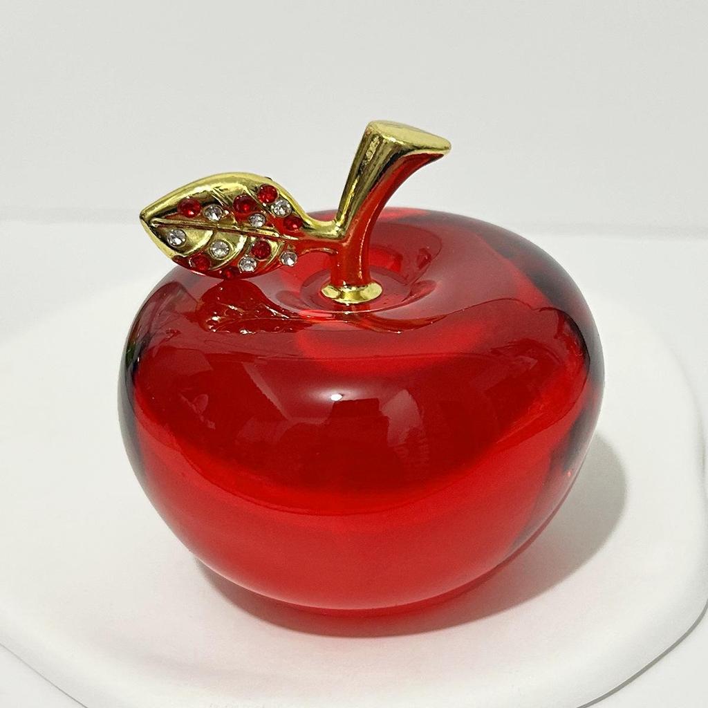 Kristallapfel-Ornament: Romantisches Weihnachts- & Hochzeitsgeschenk für Sie