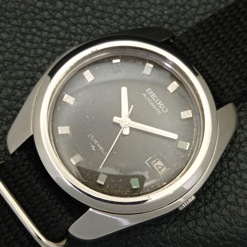 VINTAGE SEIKO AUTOMATIC 7005A JAPAN MENS ORIGINAL DIAL WATCH a702307-5 R124-a702307