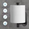 Adhesive Toilet Paper Holder Stainless Steel Tissue Hanger Waterproof Toilet Paper Stand Bathroom Accessories Paper Towels Hold