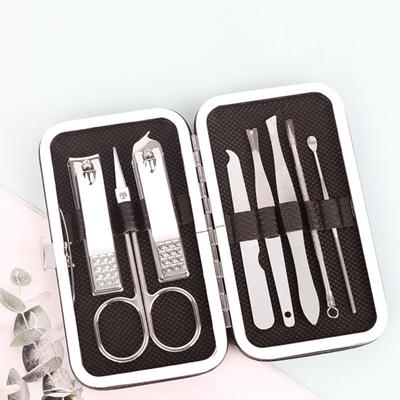 Yousheng 8Pcs Nail Clipper Set Professional Stainless Steel Manicure Pedicure Kit with Case Nail Clippers Files Tweezers Ear Picks Compact Gift