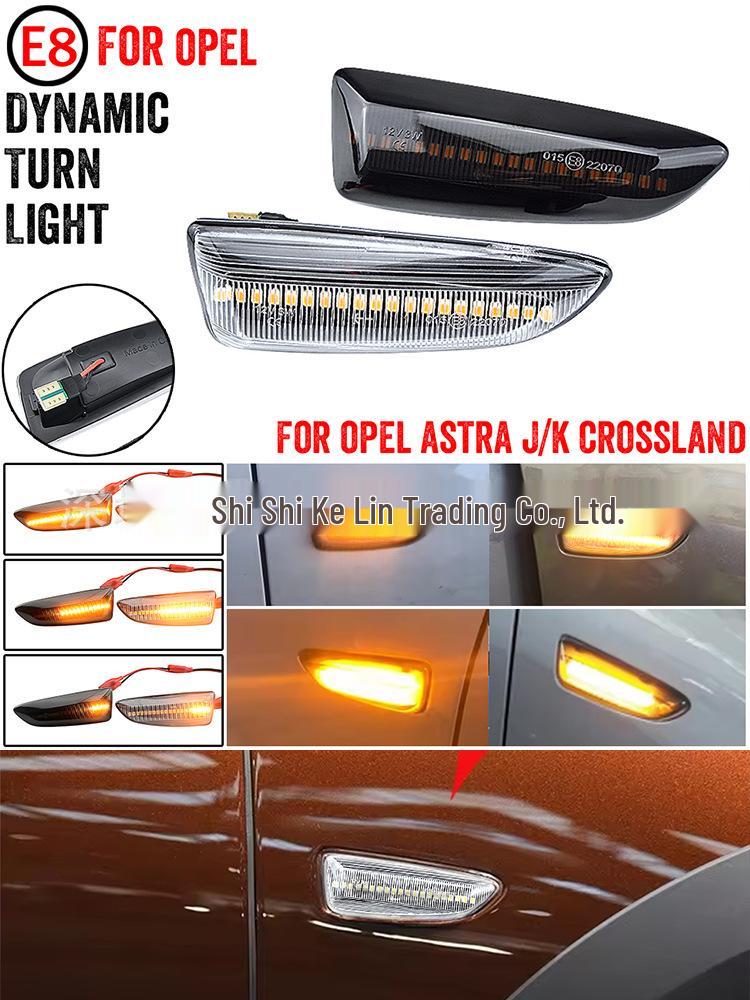 Opel Astra AJ, Buick Regal 18-19, Chevrolet Cruze LED Dynamic Turn Signal Fender Side Lights
