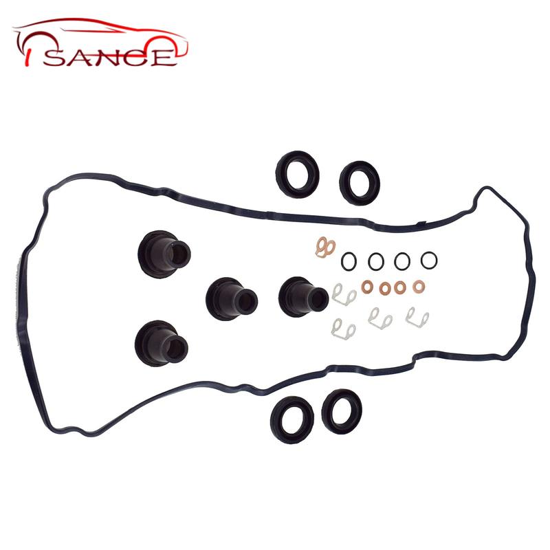 Valve Rocker Cover Gasket Injector Washers Seal Kit 13270VM00A,13276BN30A,13276-BN801 For Nissan Navara D40