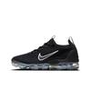 Air VaporMax 2021 Flyknit Schwarz Gesprenkelt Damen Sneaker Metallic-Silber Weiß DC4112-002