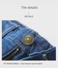 Men's Trendy High-Waist Loose-Fit Straight Jeans - Slim & Tall Sizes for Spring/Summer