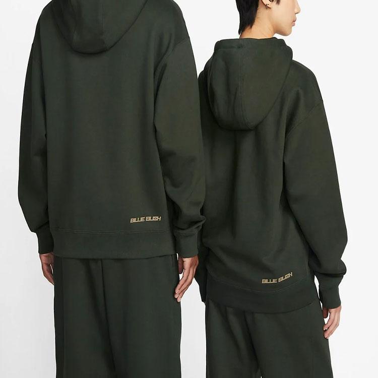 Nike X Billie Eilish Fleece Hoodie (Asia Sizing) Sequoia Unisex Streetwear DQ7751-355